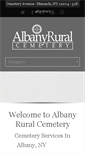 Mobile Screenshot of albanyruralcemetery.org